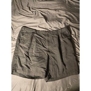 Haggar Mens Big & Tall Black Shorts Waist 44 Walking Chino